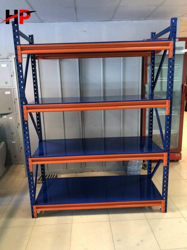KỆ TRUNG TẢI KT : CAO 2000 X DÀI 1200 X RỘNG 600 X 4 SÀN TẢI TRỌNG 300KG/SÀN