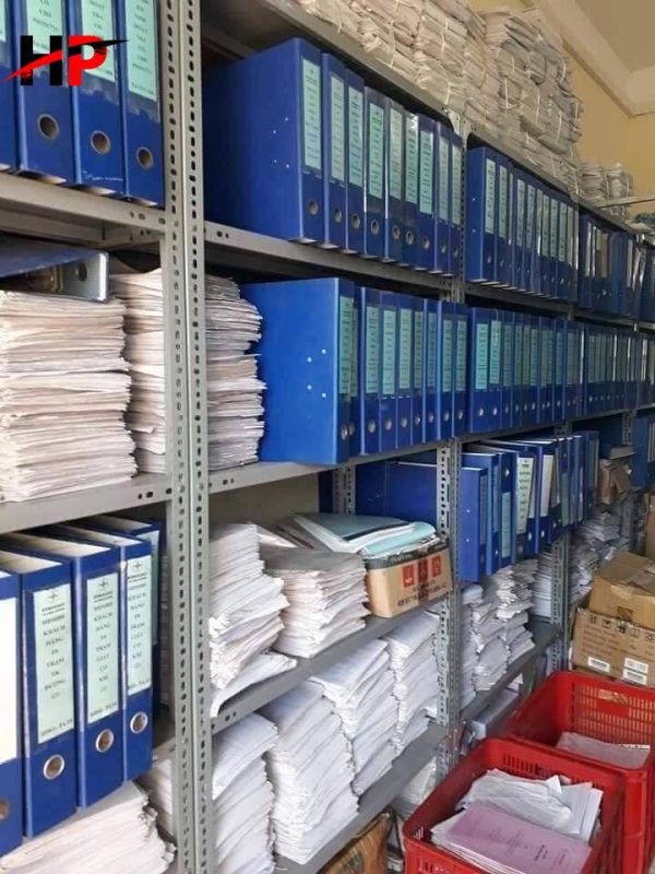 Giá kệ sắt để hồ sơ tài liệu và sách thư viện Hòa Phát GS5K2
