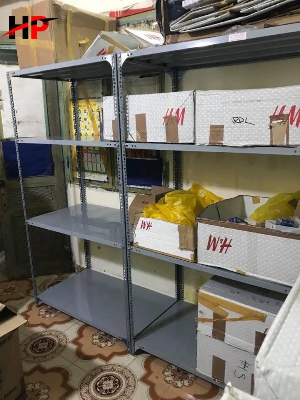 KỆ SẮT V LỖ KT : CAO 2000 DÀI 1000 RỘNG 600, 4 SÀN - Ảnh 2