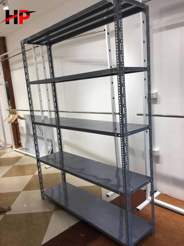 KỆ SẮT KT : CAO 2000, DÀI 1500, RỘNG 300, 5 SÀN